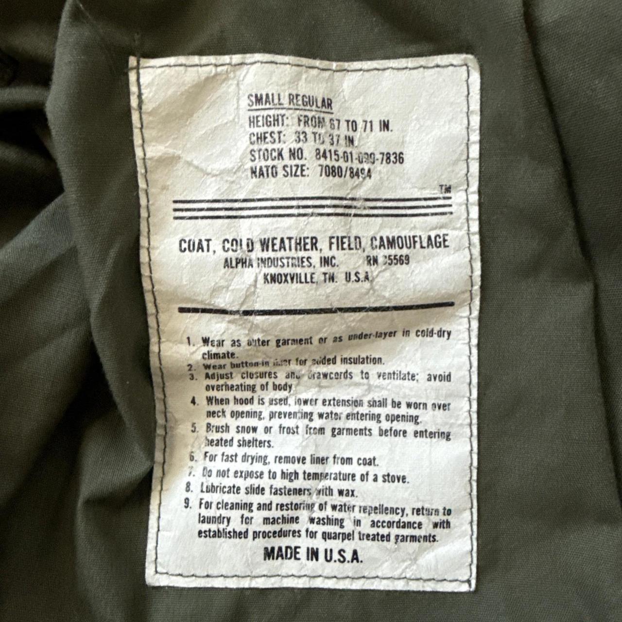 Alpha Industries Men's Jacket - Multi - S – Vinta… - image 2