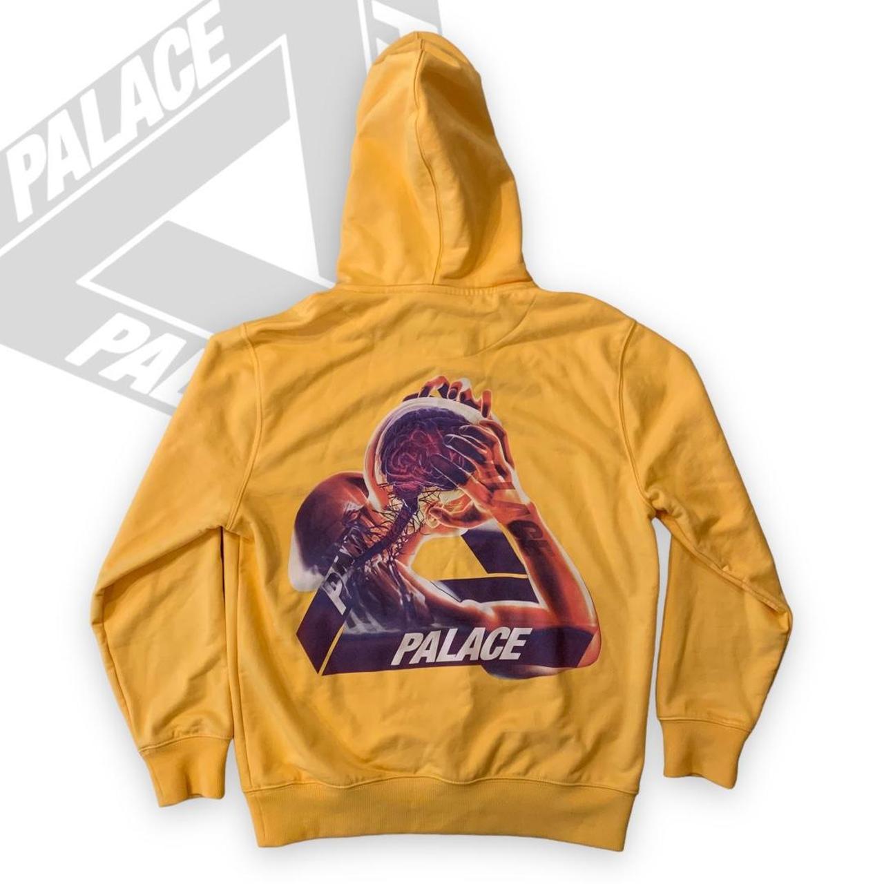 Palace Tri Gaine hoodie in yellow Condition