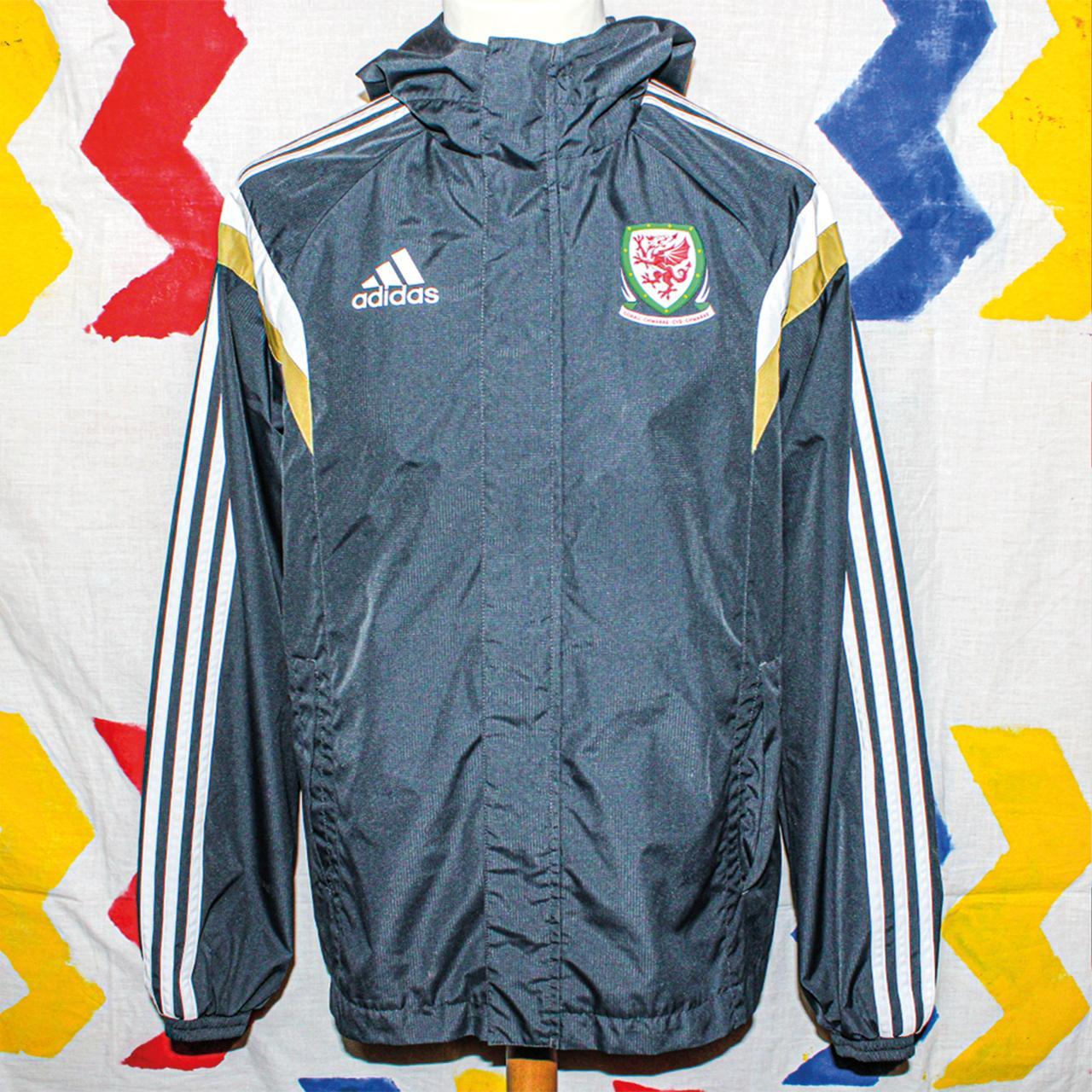 Grey and hot sale gold adidas jacket