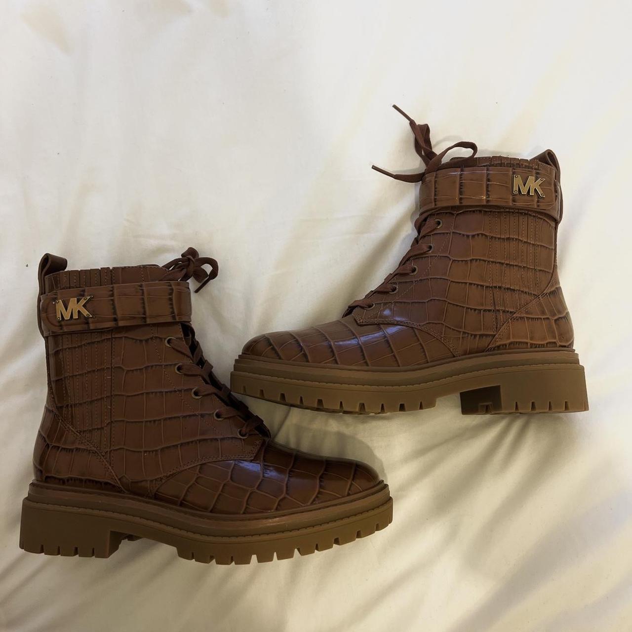michael kors brown boots