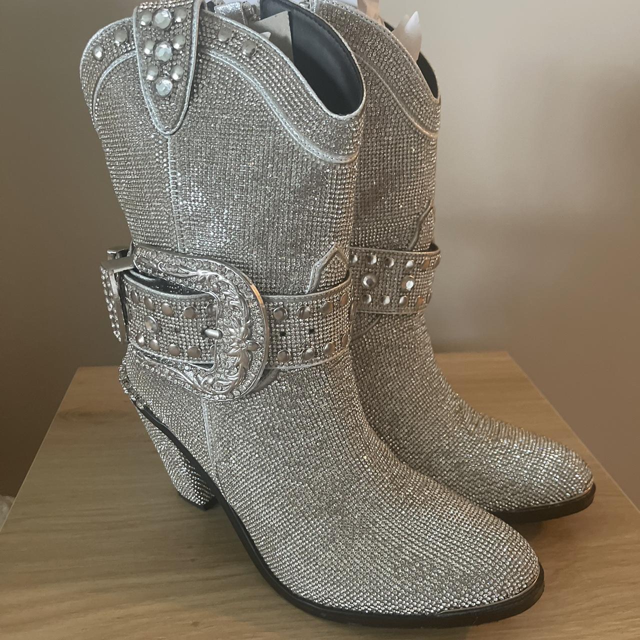 Dolls kill silver sales boots