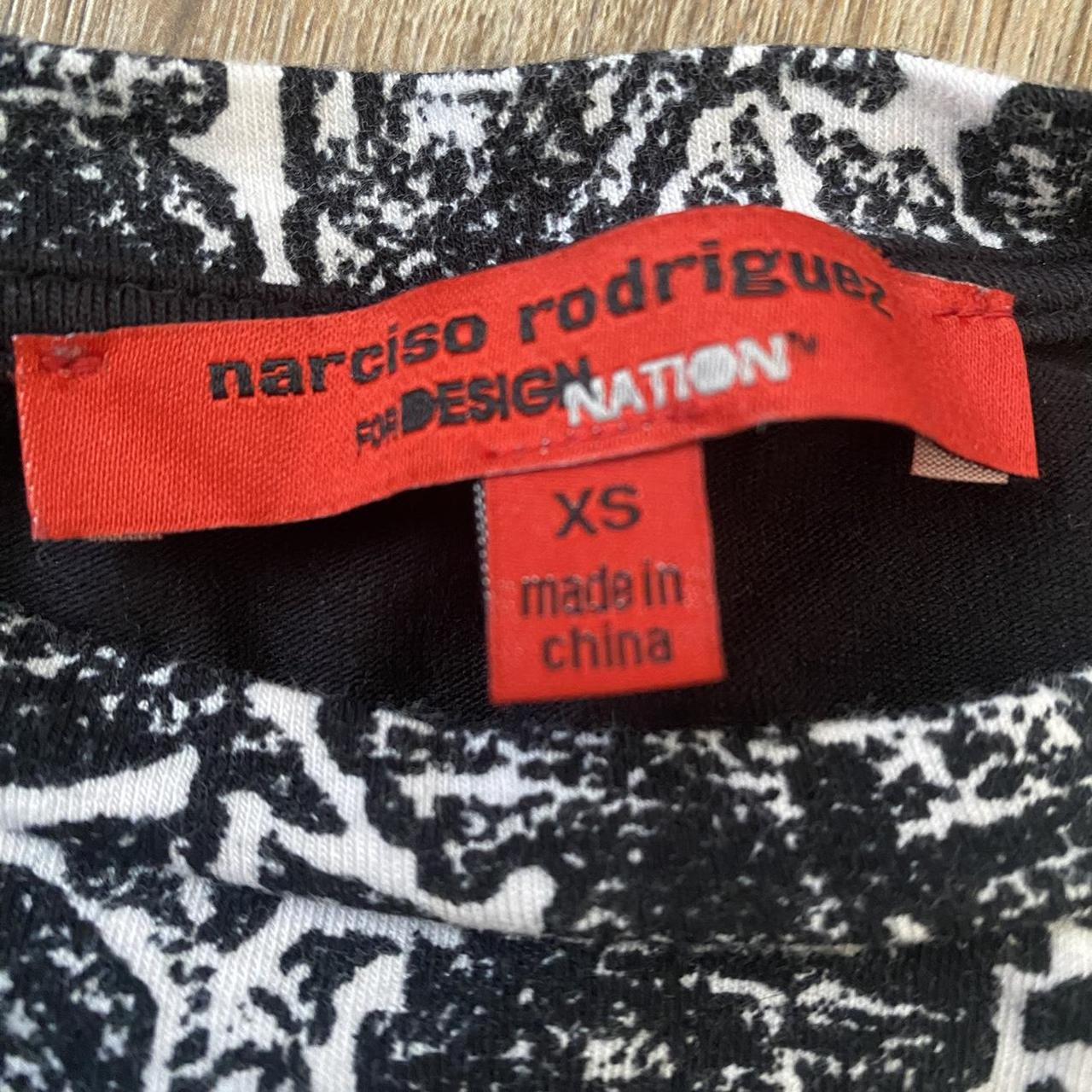 Narciso Rodriguez Women's Black and Red T-shirt (4)