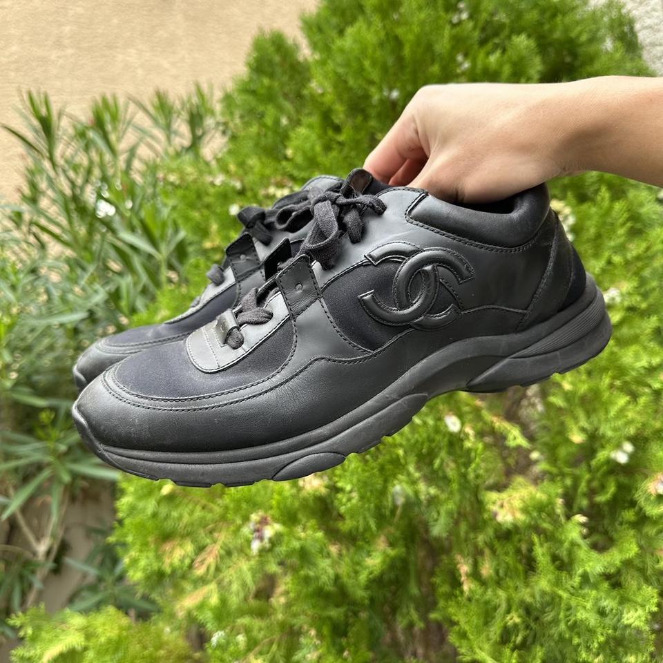 Chanel sneakers men on sale black