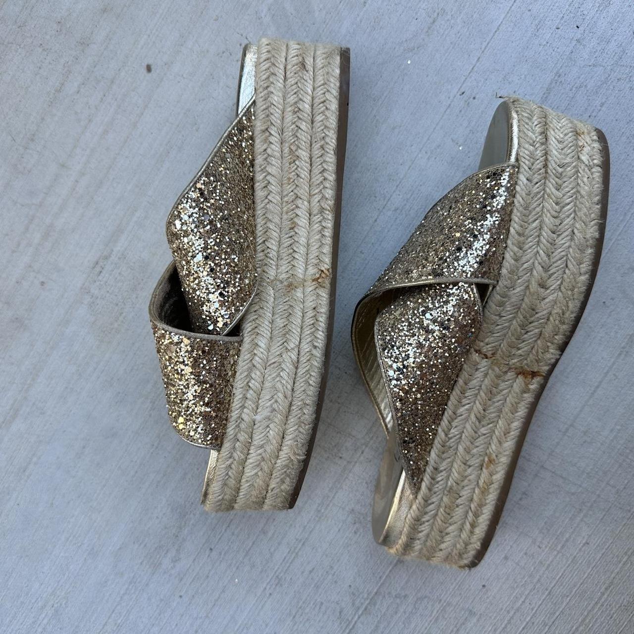 Miu Miu Women's Slides - Gold - US 8.5 – Miu Miu … - image 4