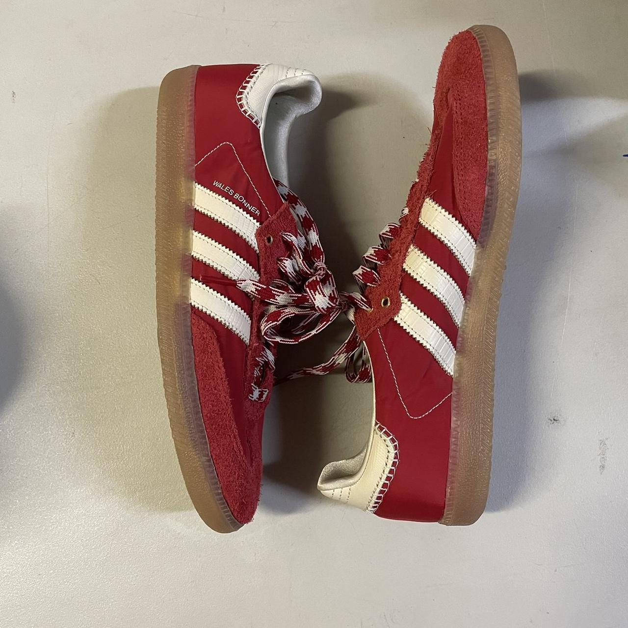 Adidas Wales Bonner Samba Scarlet Red White Gum... - Depop