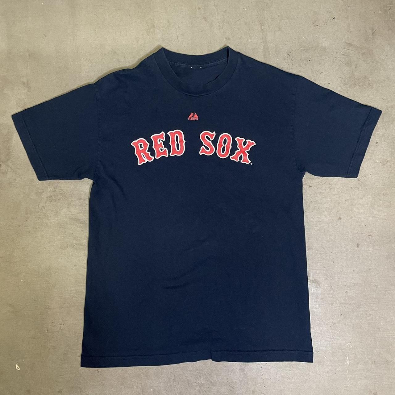 Boston Red Sox Jacoby Ellsbury Majestic T-Shirt - Depop