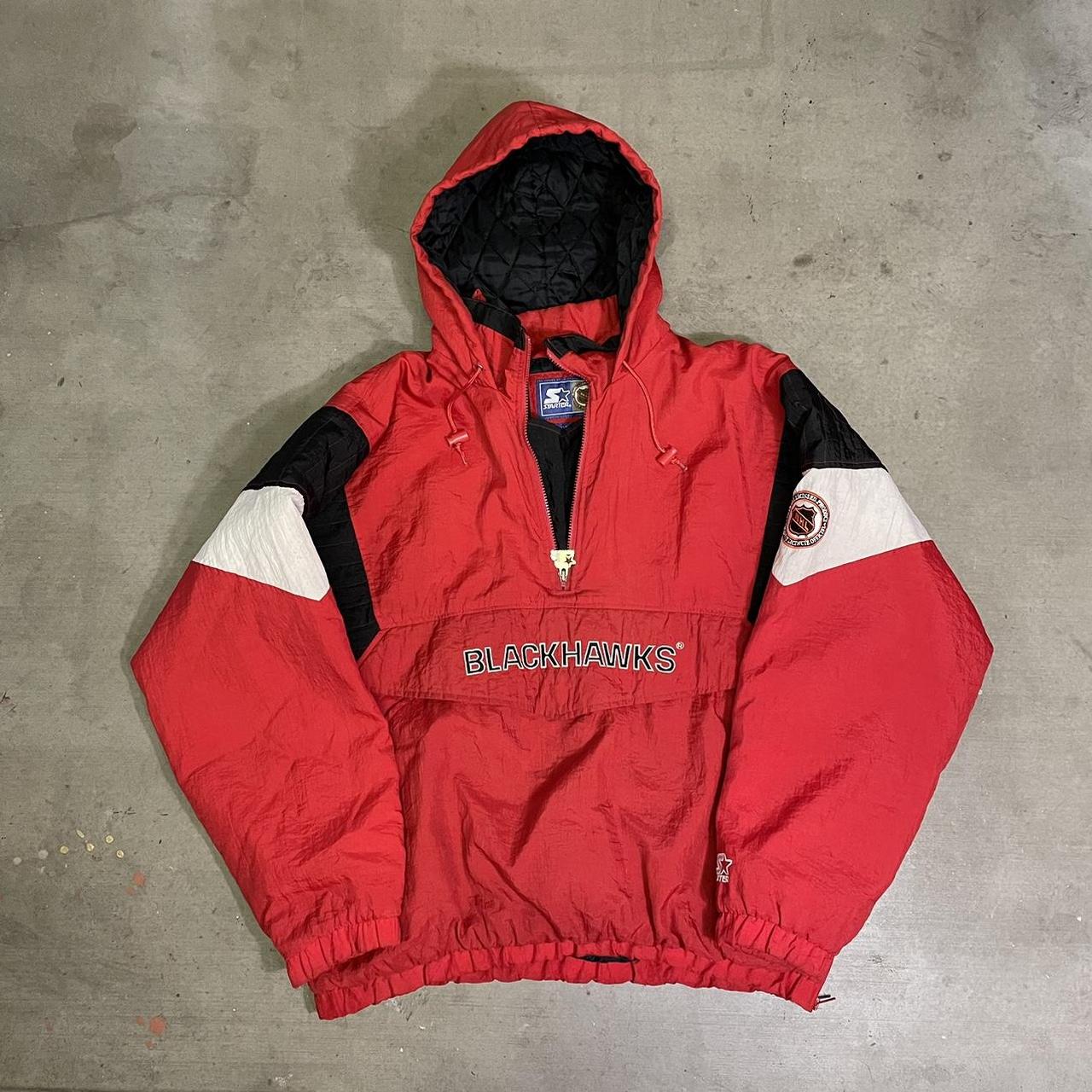 Starter Men's Puffer Jacket - Red - XL