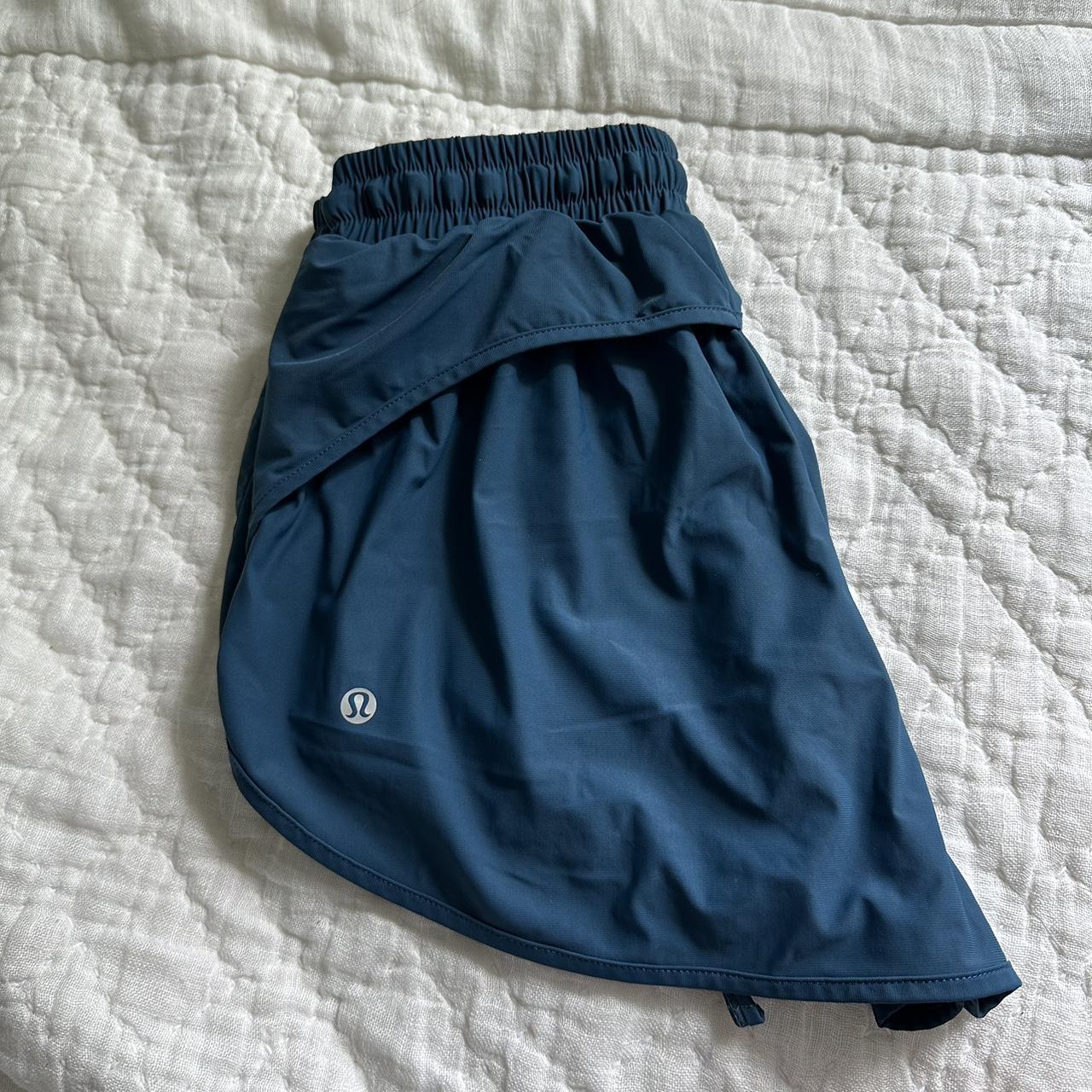 Fake Lululemon shorts- never worn feels like the... - Depop