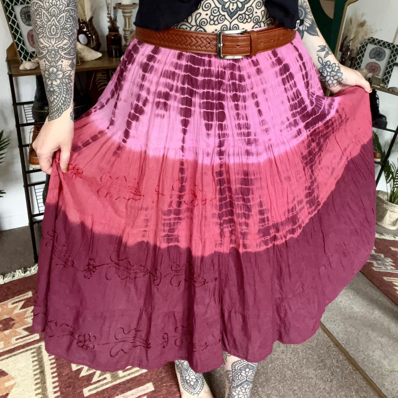 Pink tulle skirt 90s best sale