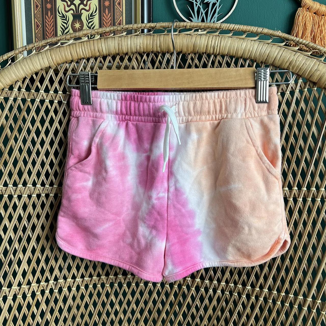 Primark Kids Girls Orange Pink Tie Dye