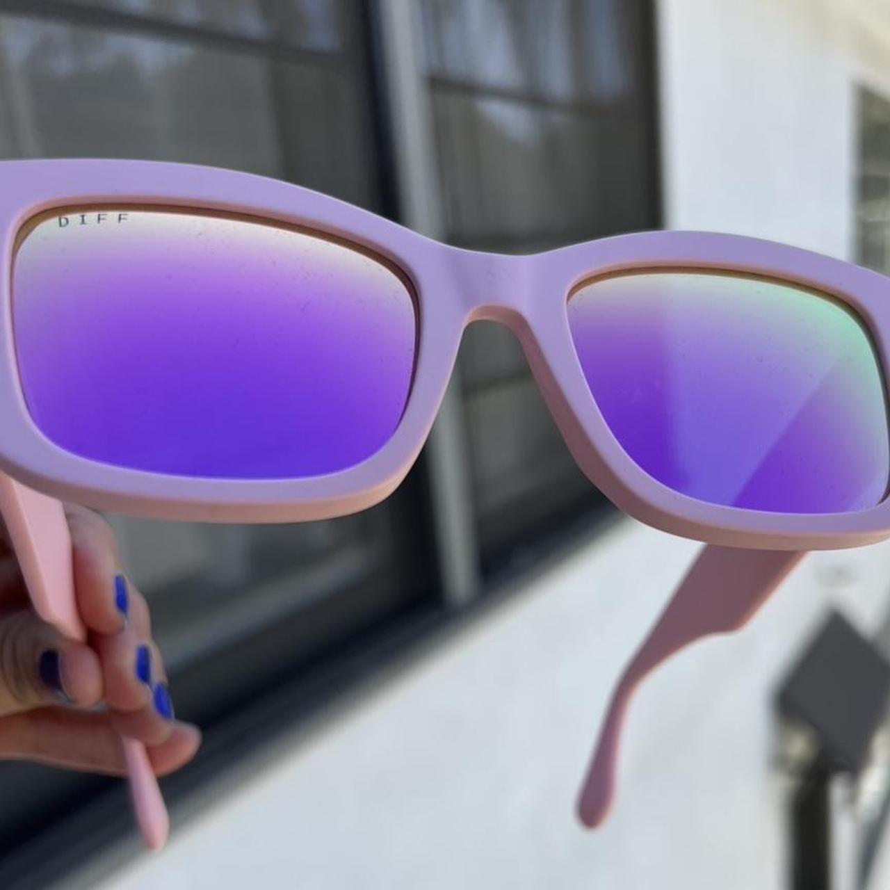 DIFF Women's Oversized Sunglasses - Pink – Diff p… - image 2