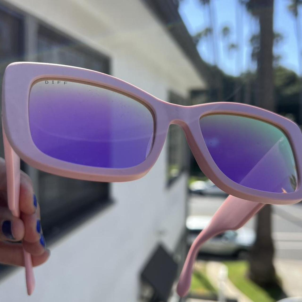 DIFF Women's Oversized Sunglasses - Pink – Diff p… - image 3