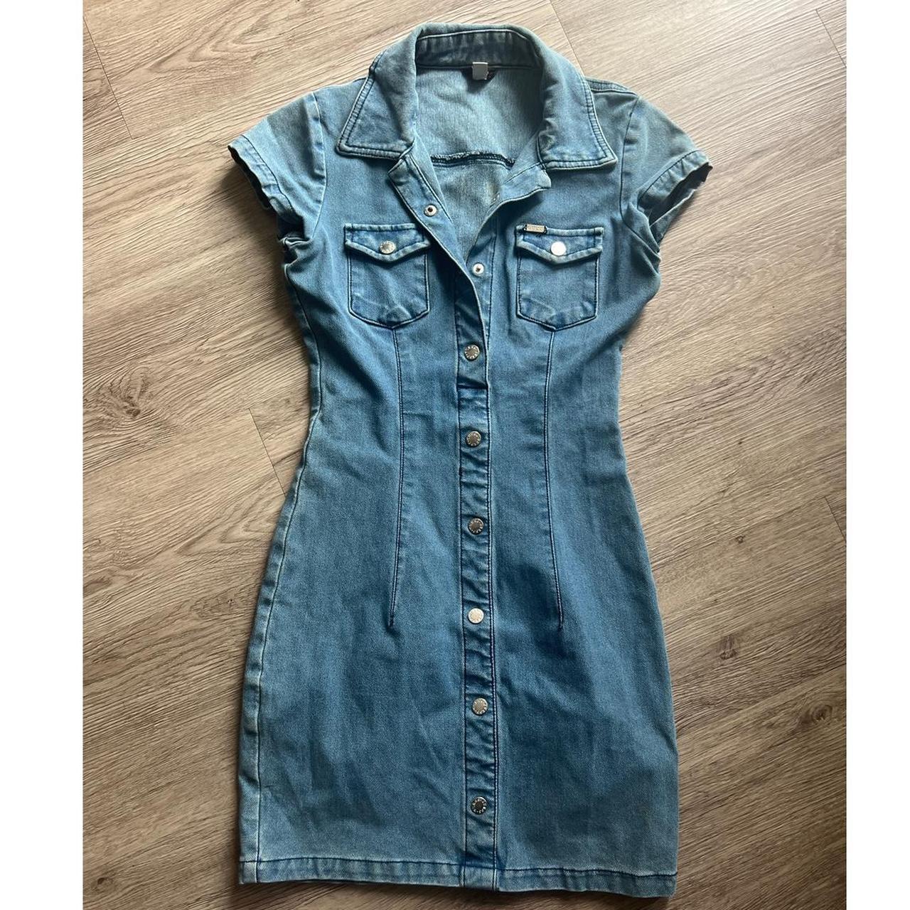 Guess jean hot sale dress