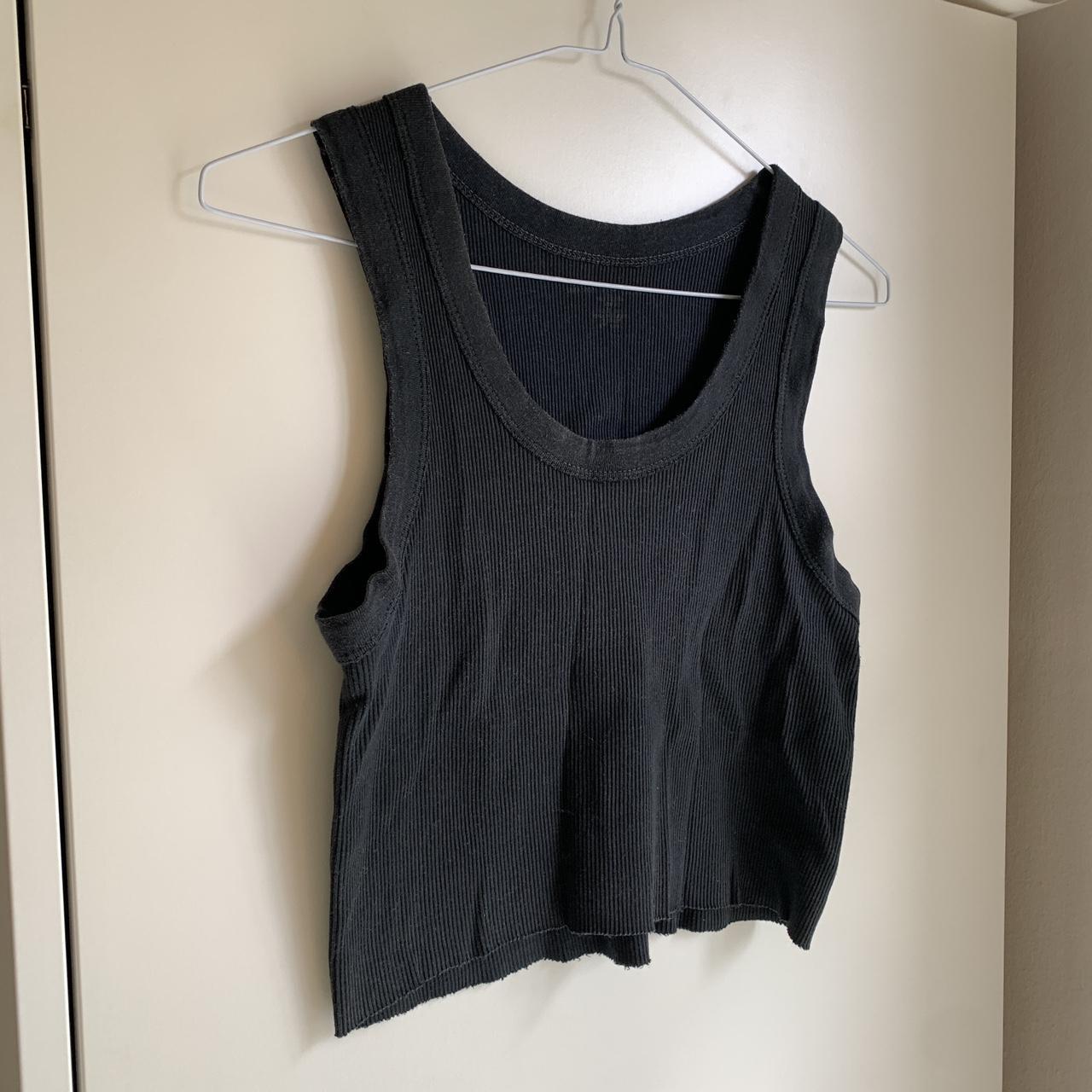 Brandy Melville Black Connor Tank. Good condition,... - Depop