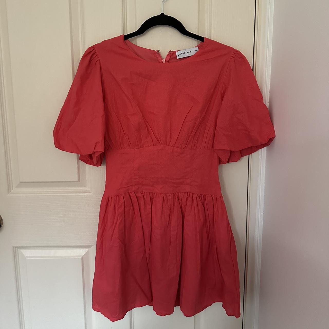 Petal and pup coral / pink dress! So cute and... - Depop