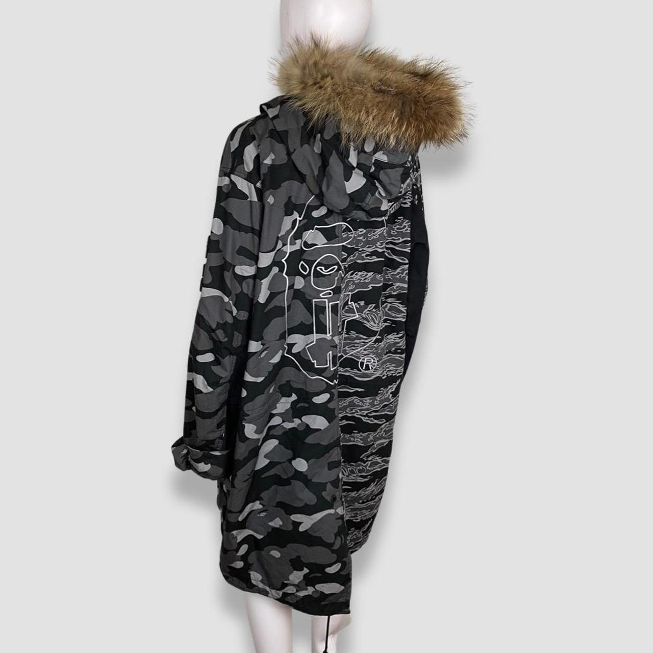 BAPE x UNDEFEATED m 51 parka jacket Mens size large... - Depop