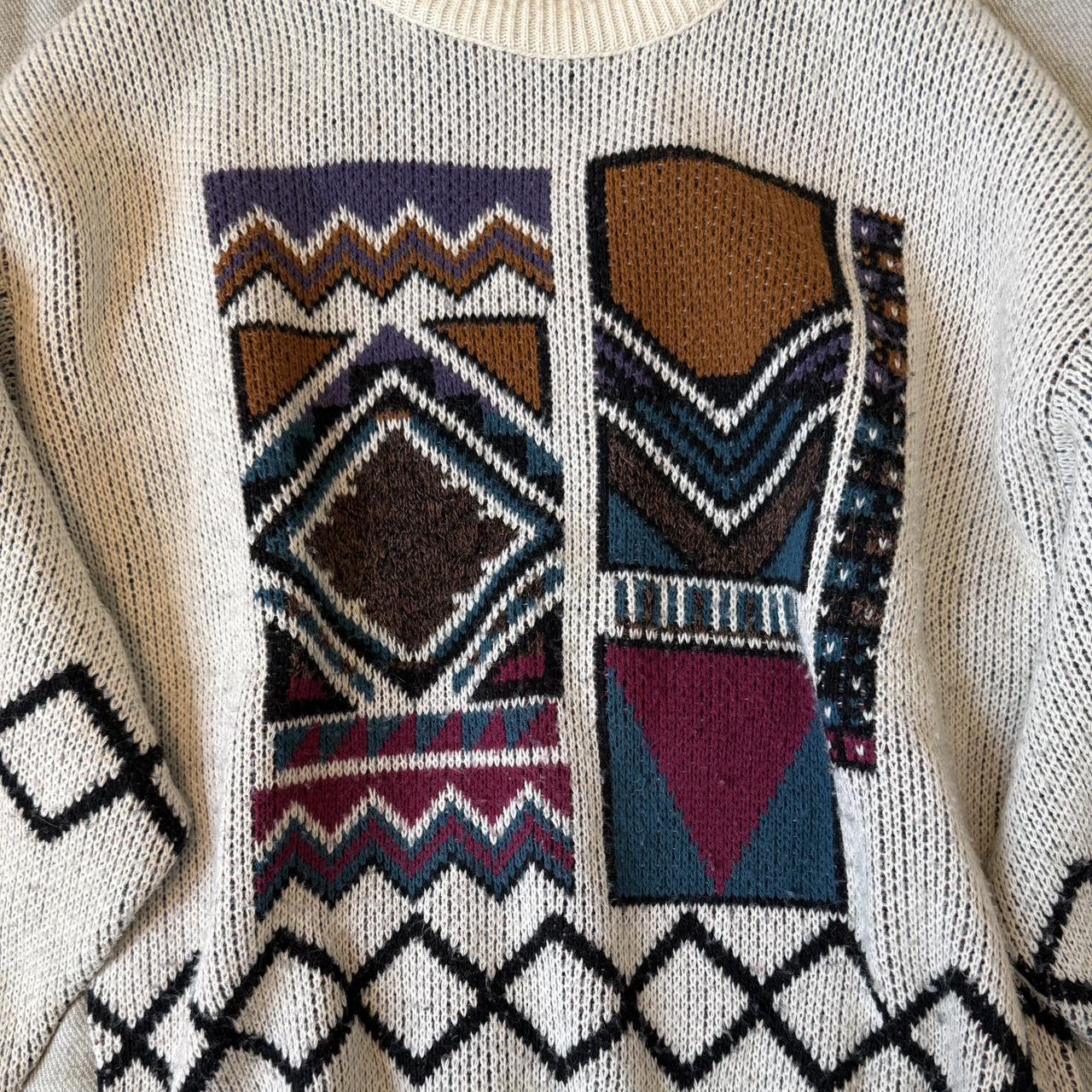 London Fog Men's Sweater - Multi/Cream - XL – Ret… - image 6