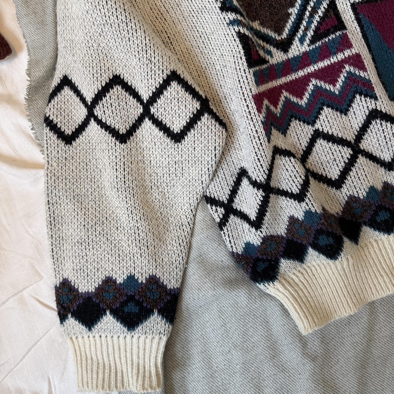 London Fog Men's Sweater - Multi/Cream - XL – Ret… - image 5