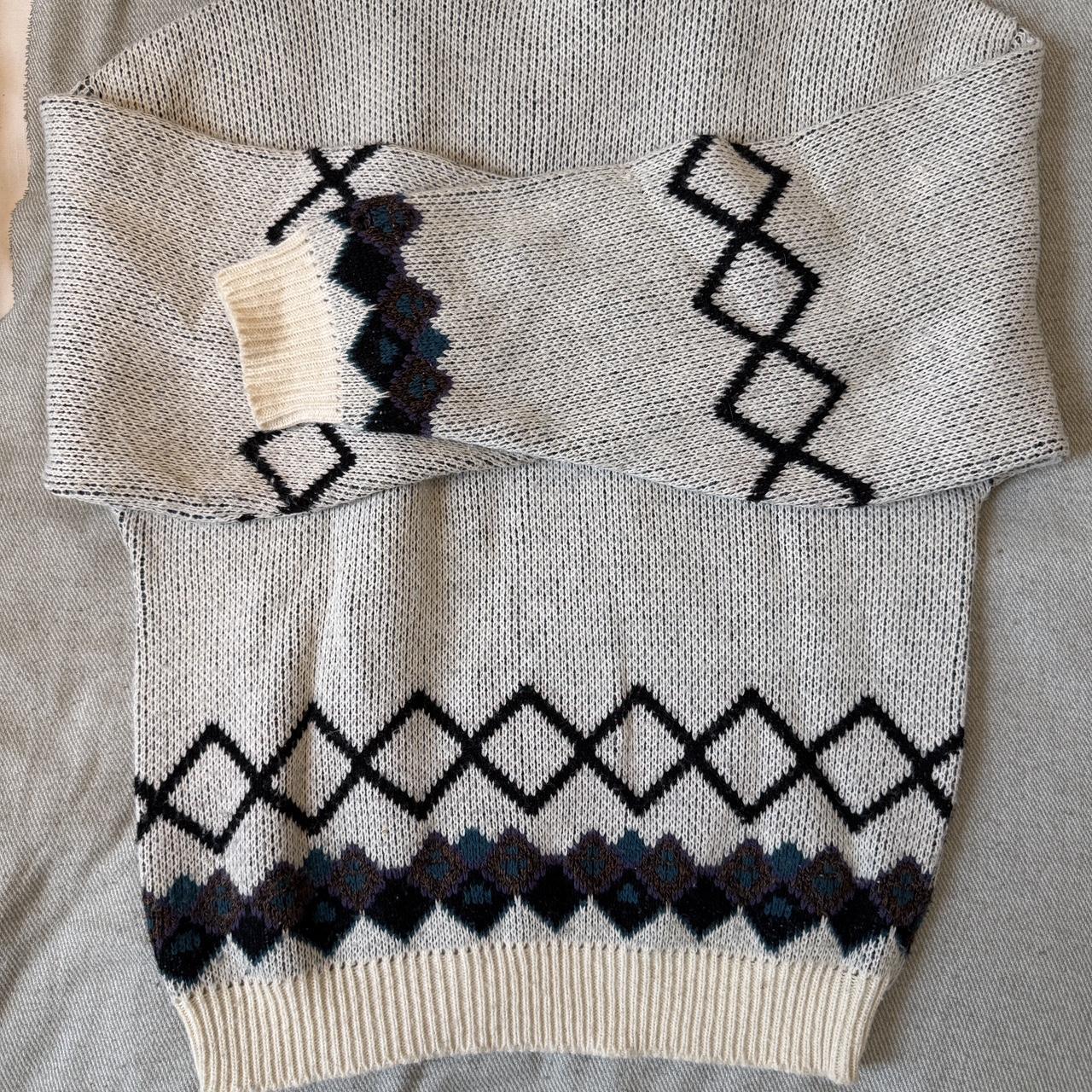 London Fog Men's Sweater - Multi/Cream - XL – Ret… - image 4