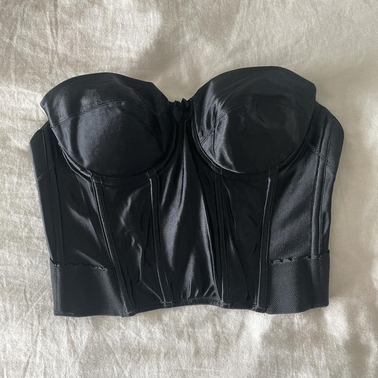 Victoria's Secret 2024 Black Satin Corset