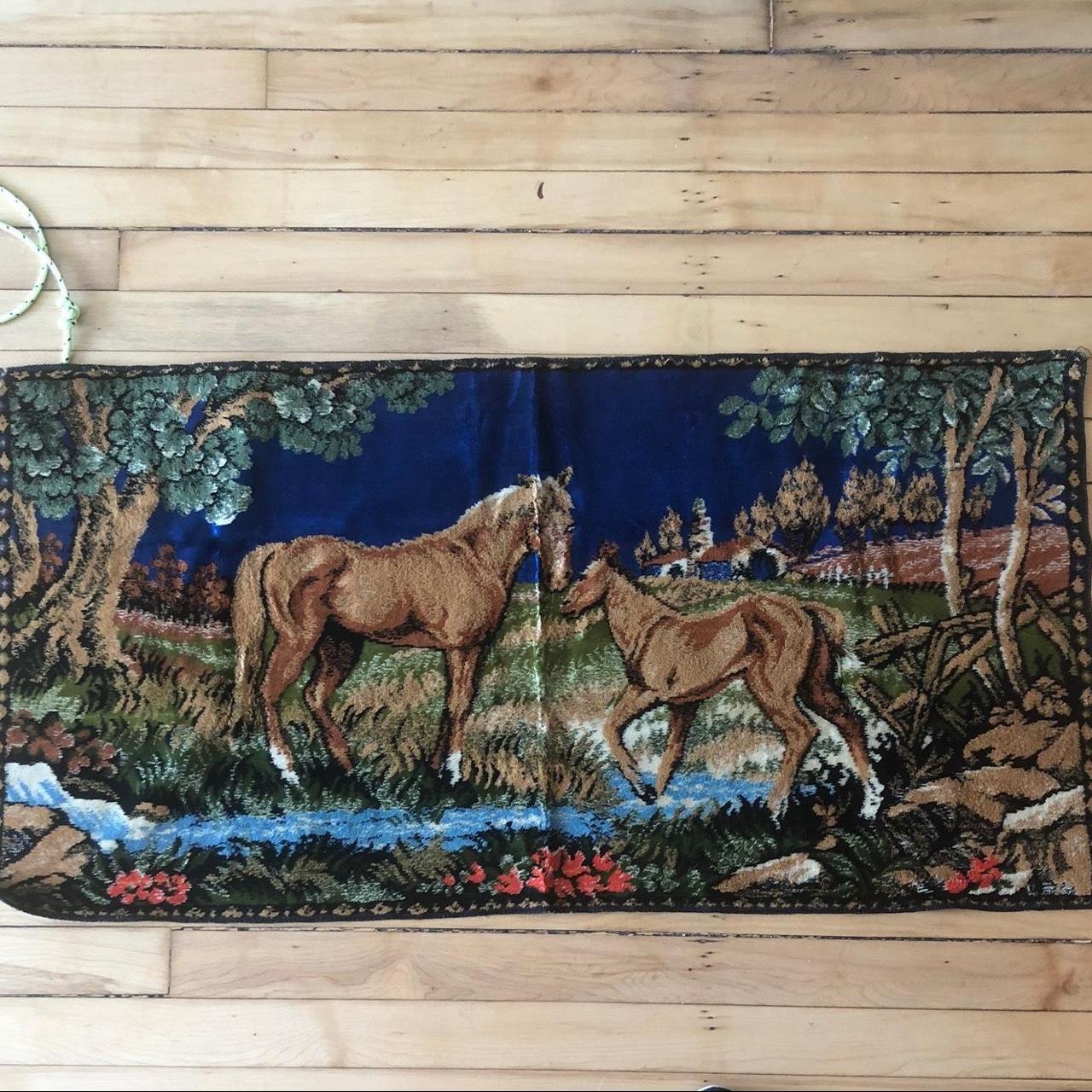 Vintage discount velvet tapestry