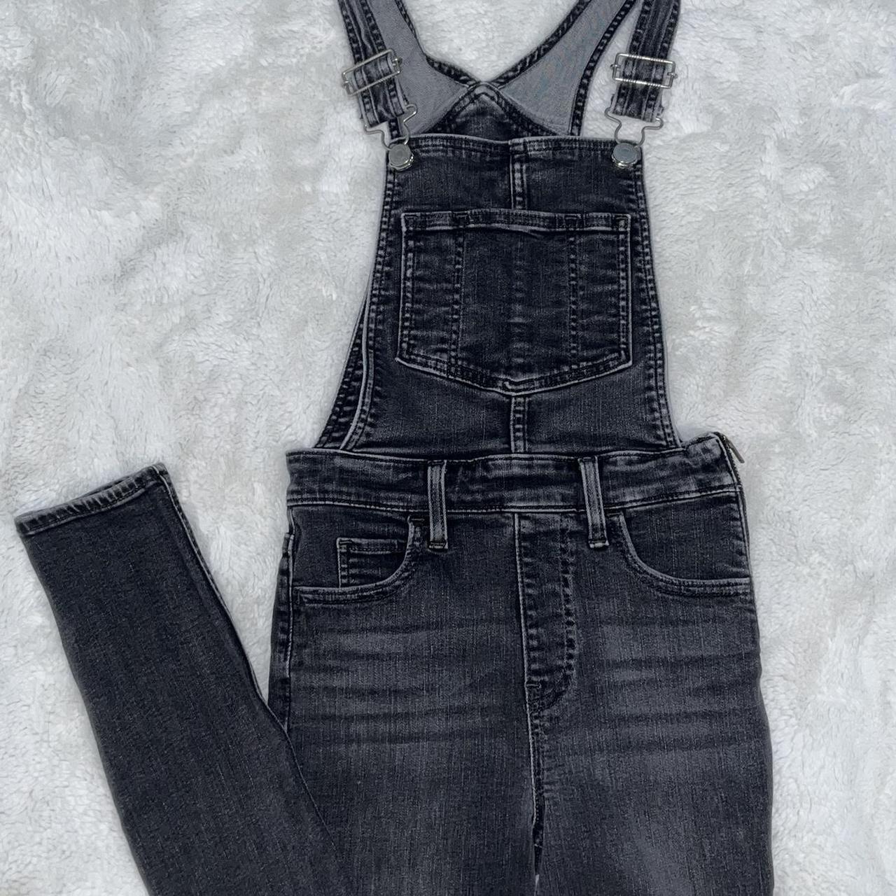 Levi's skinny hot sale overalls black