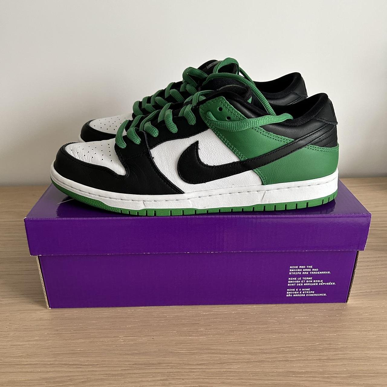 Nike SB dunk low pro Classic Green colourway UK... - Depop