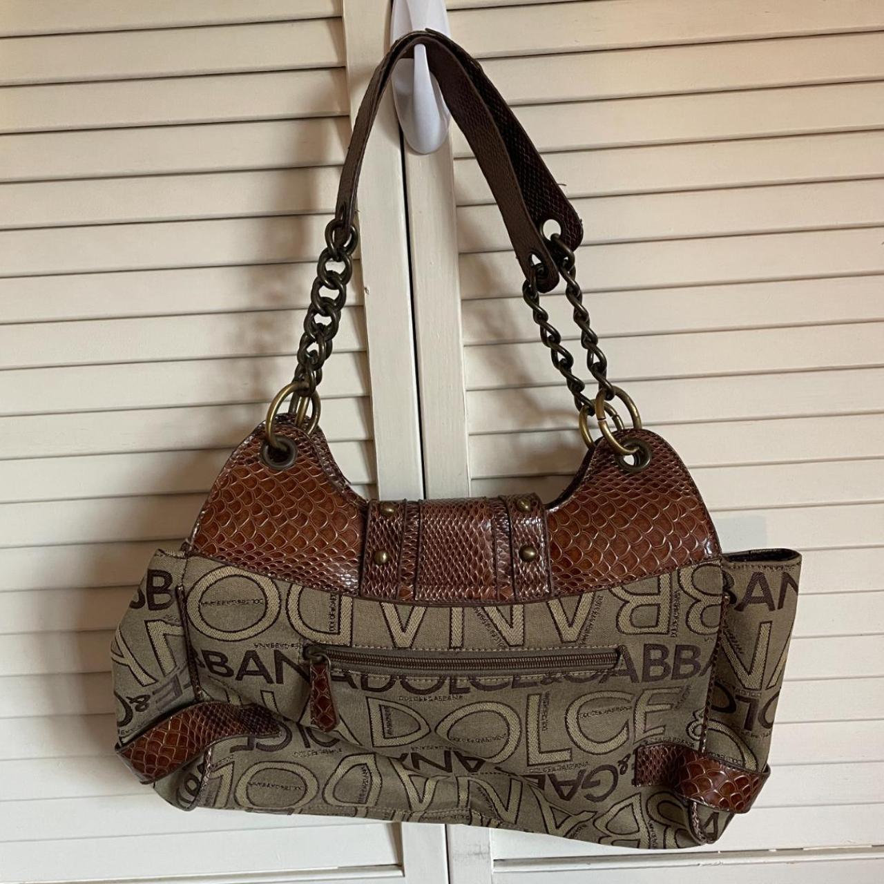 Rare vintage chunky Y2K Dolce and Gabbana canvas | Depop