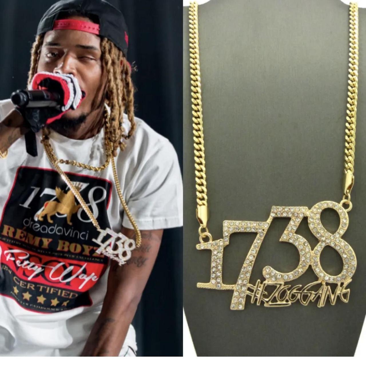 Hip Iced Hop Gold Plated Cubic Zirconia GLO GANG Medal