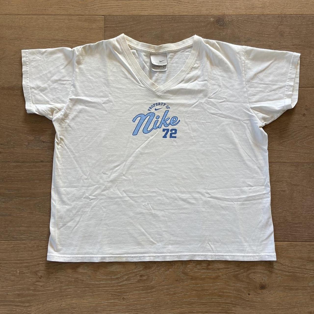Vintage Early 2000s White N Blue Athletics Tshirt By Depop Vintage Early 2000s White N Blue Athletics Tshirt By Depop