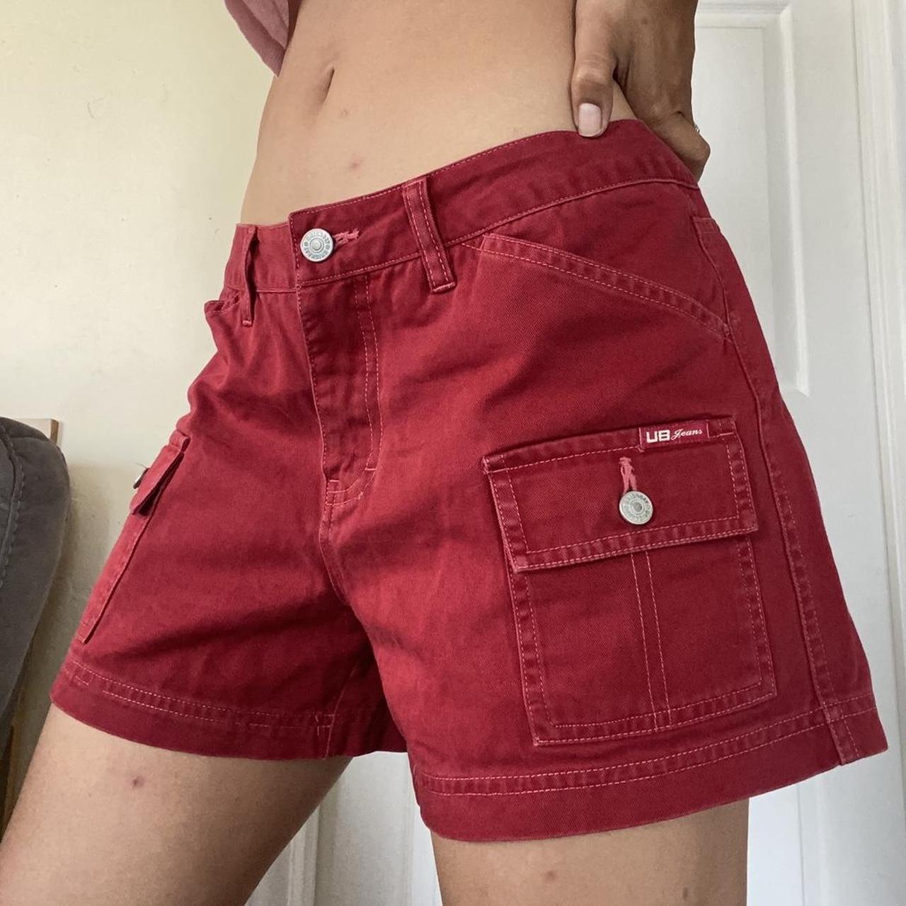 Union Bay Women's Red Shorts Depop