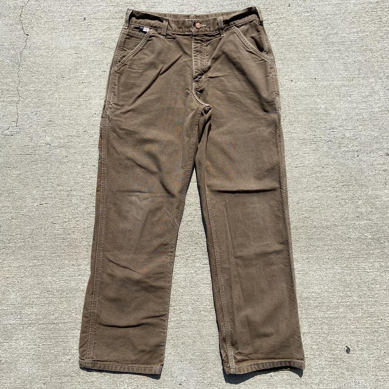 Carhartt Men's Brown Trousers | Depop