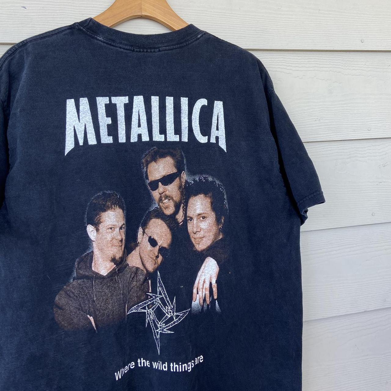 Late 90s Metallica embroidered tee 🤘🏽 Insane band... - Depop