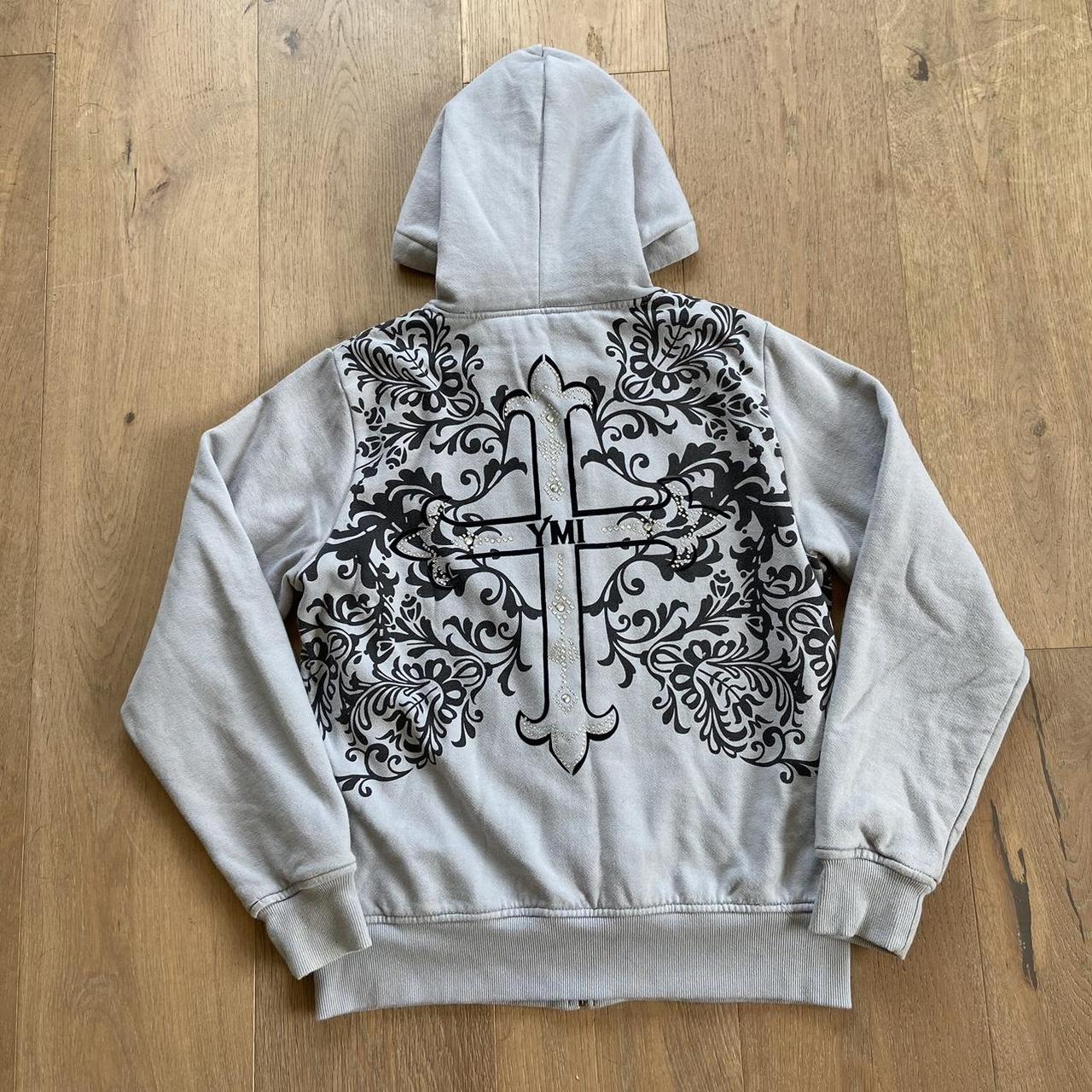 y2k bedazzled cross jacket by YMI Jeans ! - tagged | Depop