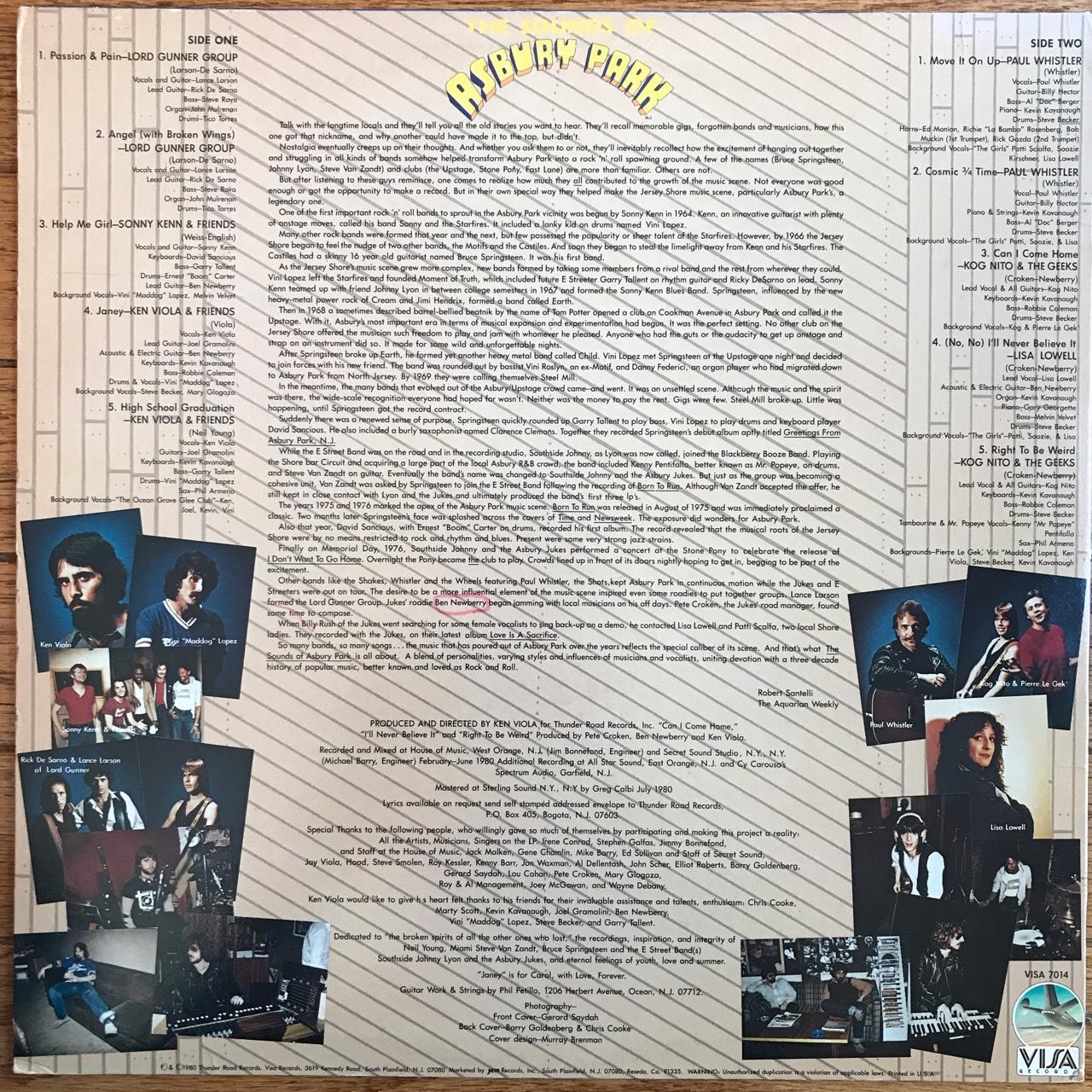 The Sounds Of Asbury Park record. 5 shipping, no... Depop