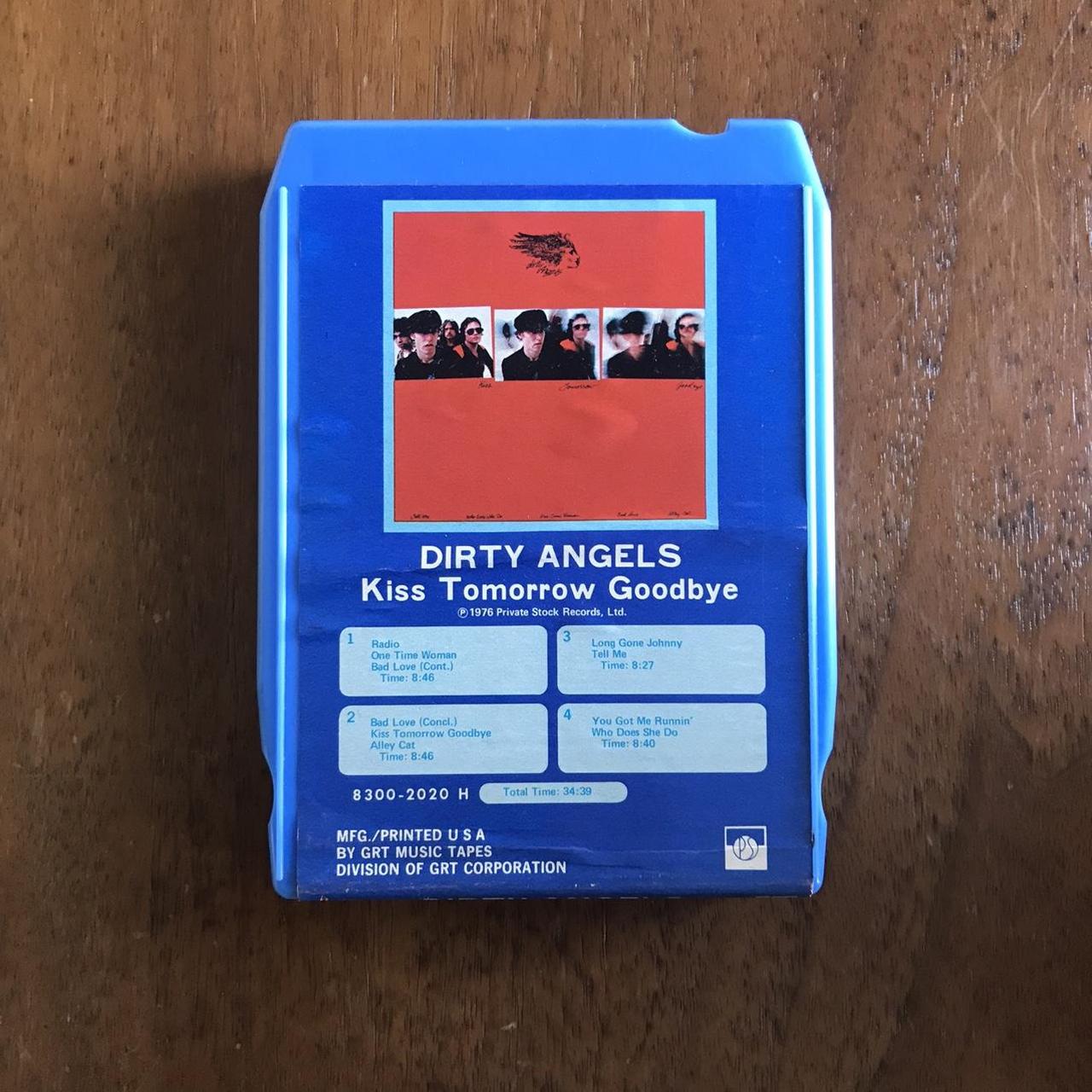 Dirty Angels Kiss Tomorrow Goodbye 8 track tape.... - Depop