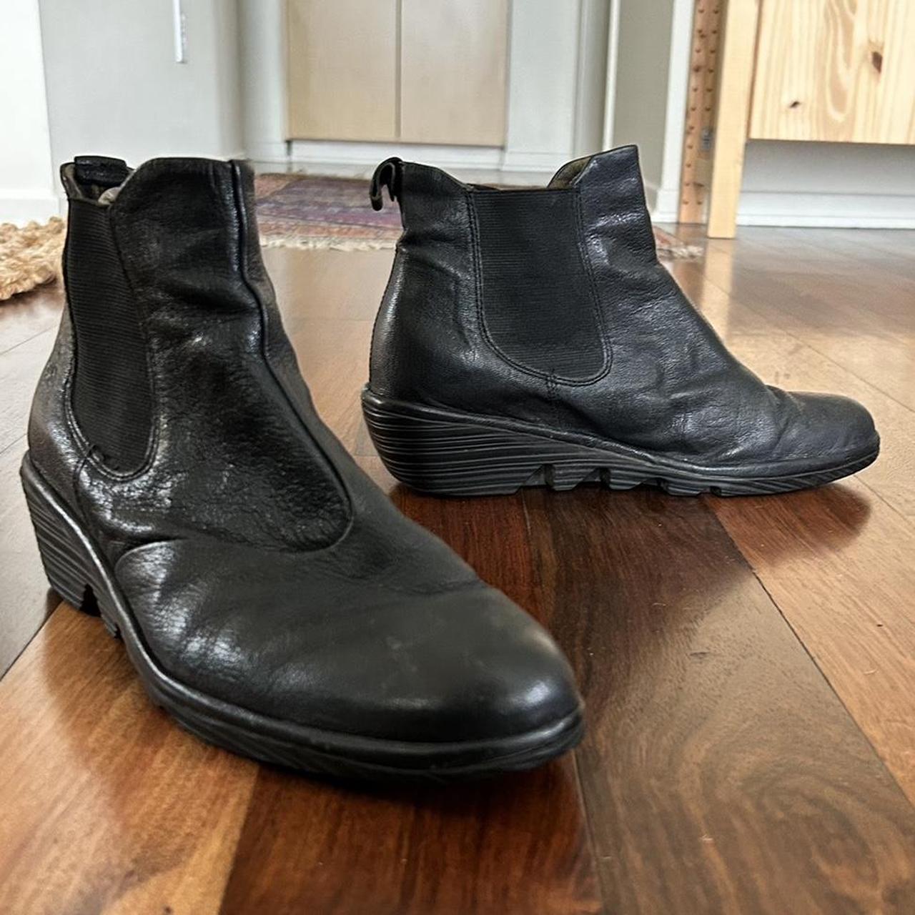 Fly London comfort rubber sole Chelsea ankle boots,... Depop