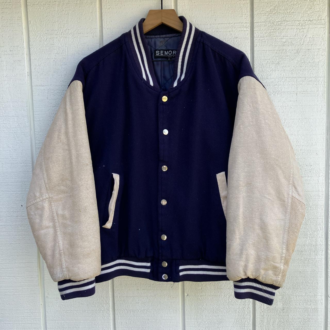 American Vintage Men's Navy Jacket | Depop