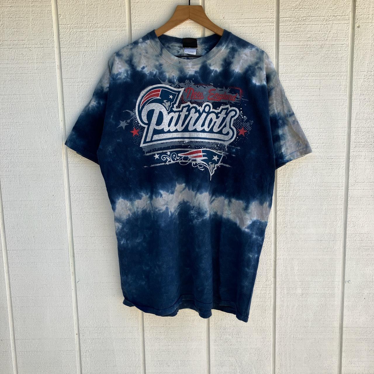 Y2K New England Patriots Tie Dye NFL Football - Depop