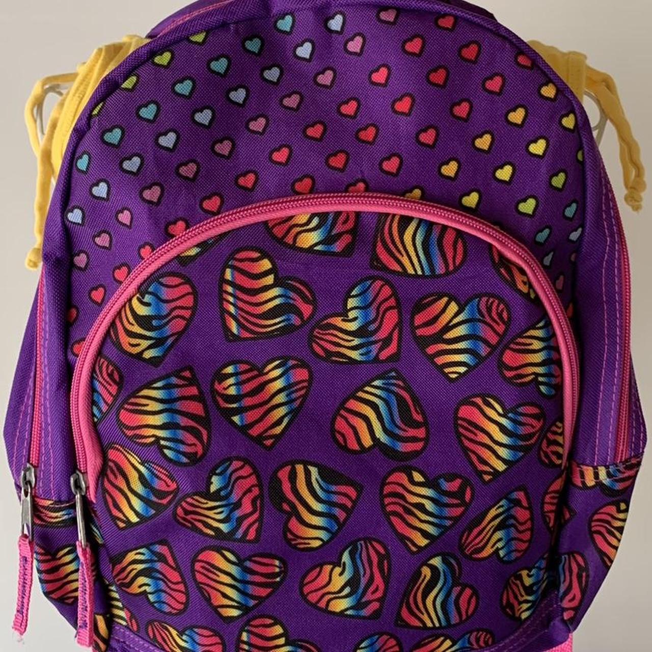 Y2K rainbow backpack It’s giving Lisa Frank 😍... Depop