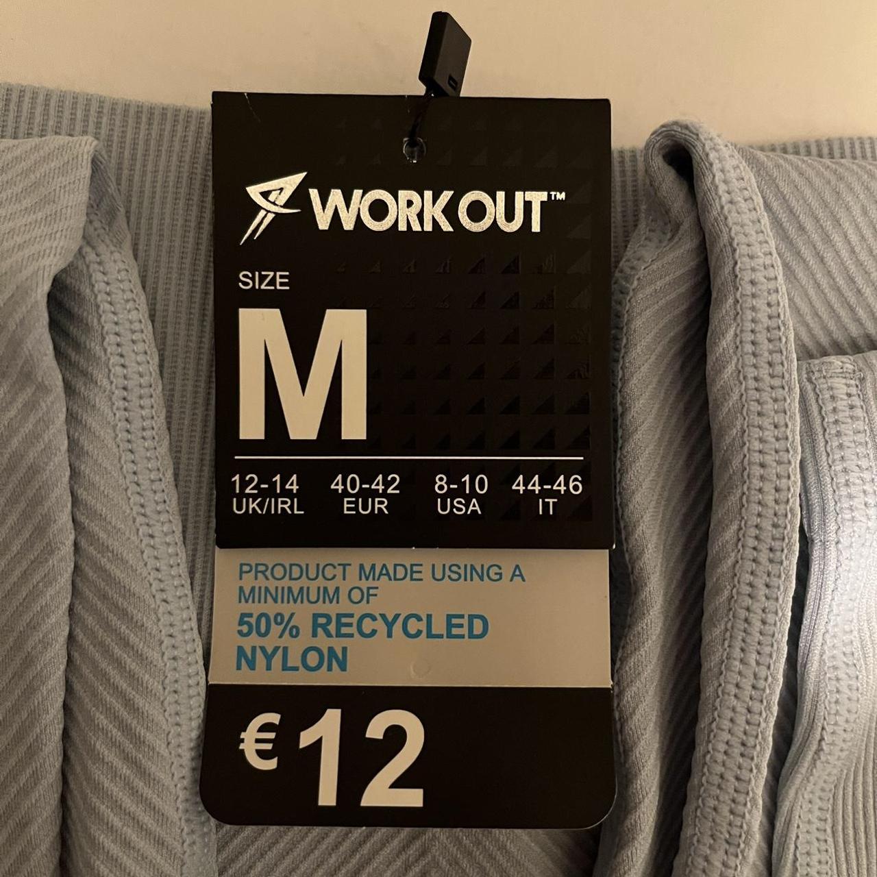 Primark workout leggings grey M 12/14 full length