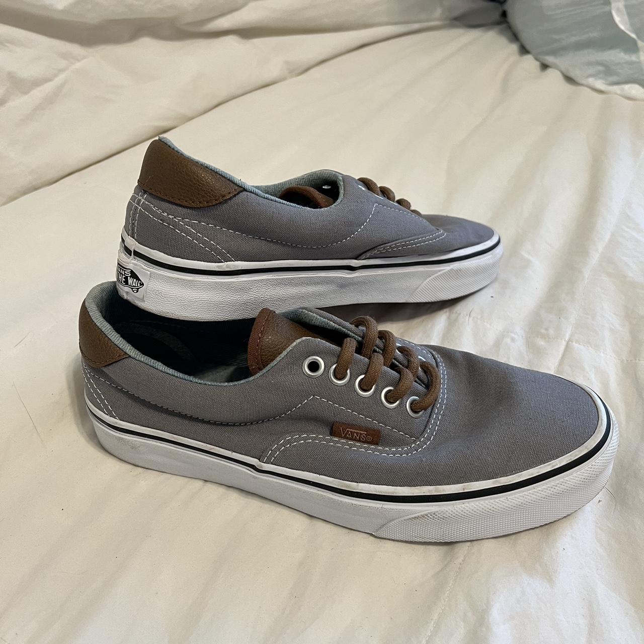 Gray and brown vans best sale