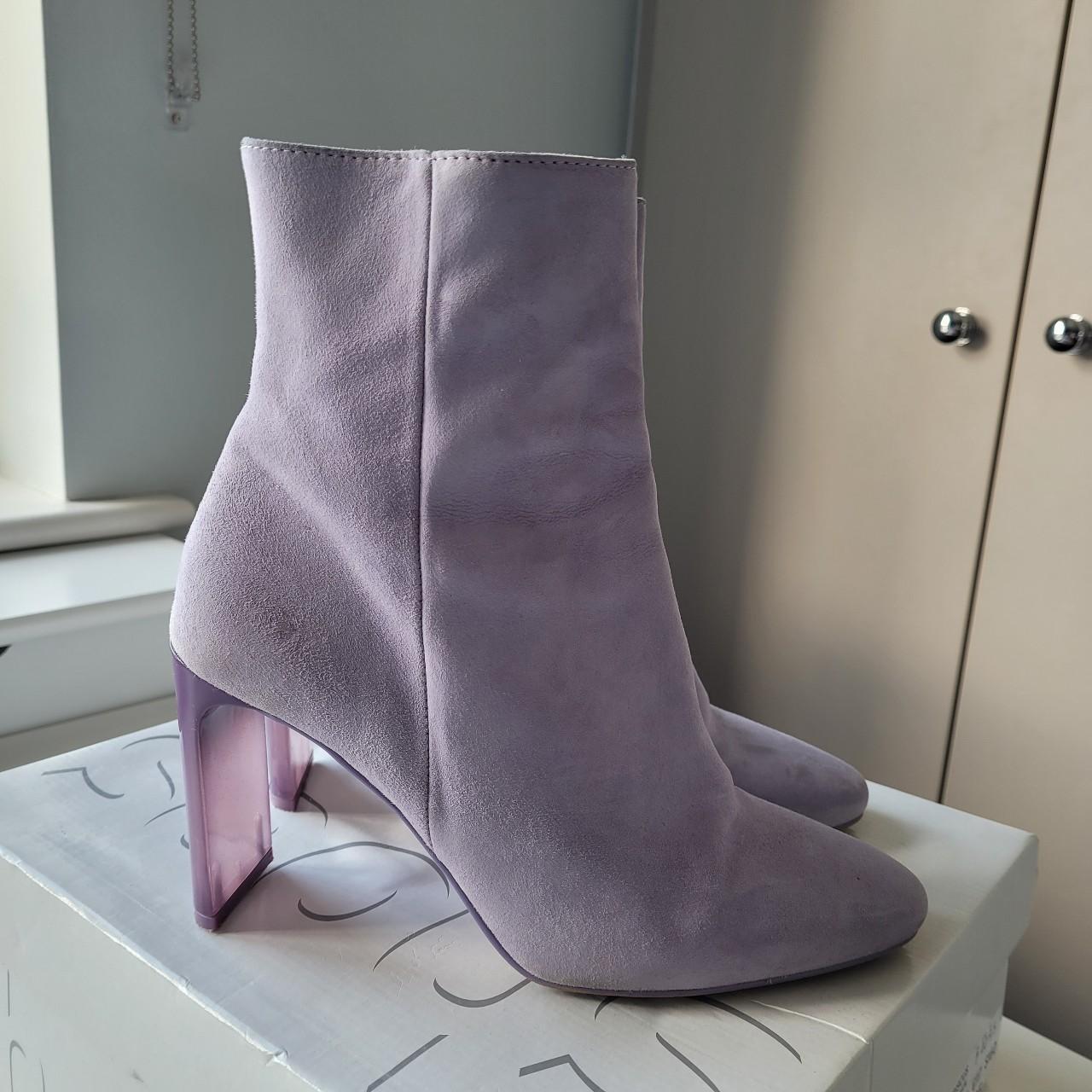 Purple hot sale boots topshop