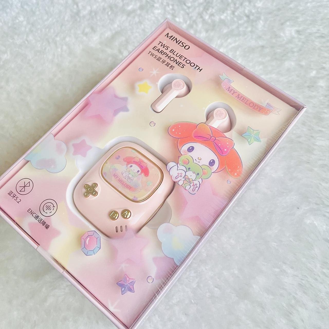 ONE LEFT ‼️ MINISO SANRIO MY MELODY ear phones... - Depop