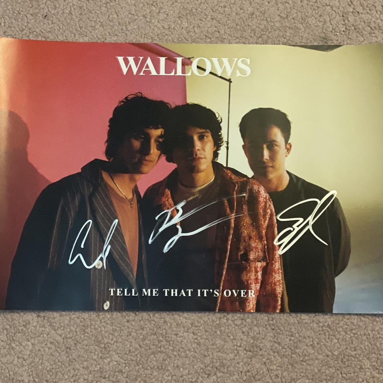 Signed wallows poster from the tell me that it's | Depop