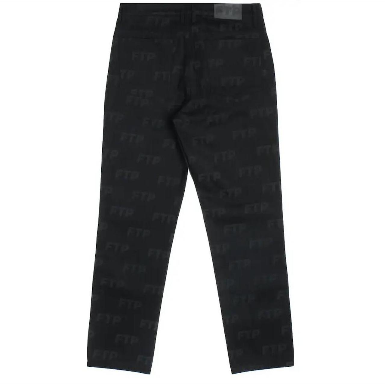 FTP All Over Logo Black Denim Jeans , Size 38!, Only...