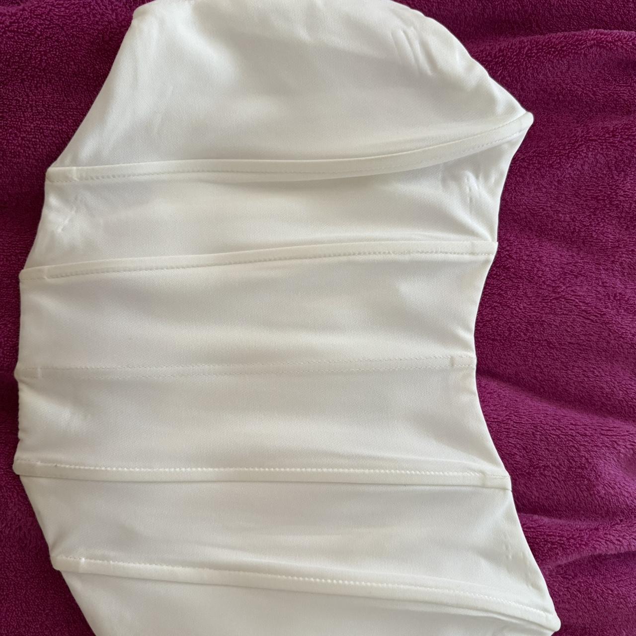 White fox - white corset (Black is shown to show how... - Depop