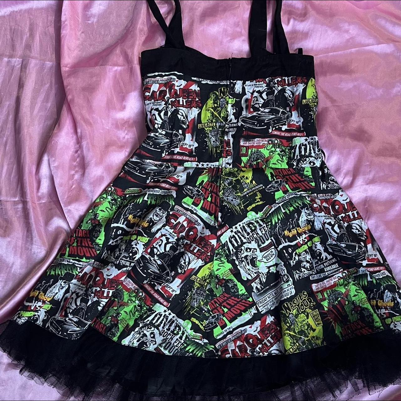 ﾟ *:･ﾟ Hell Bunny Horror Movie Dress. Worn a... - Depop