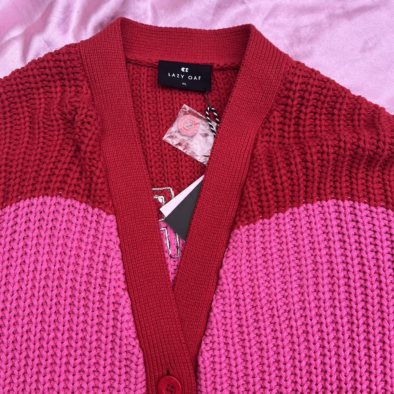 Lazy Oaf Life is Hard Cardigan. Brand. Depop