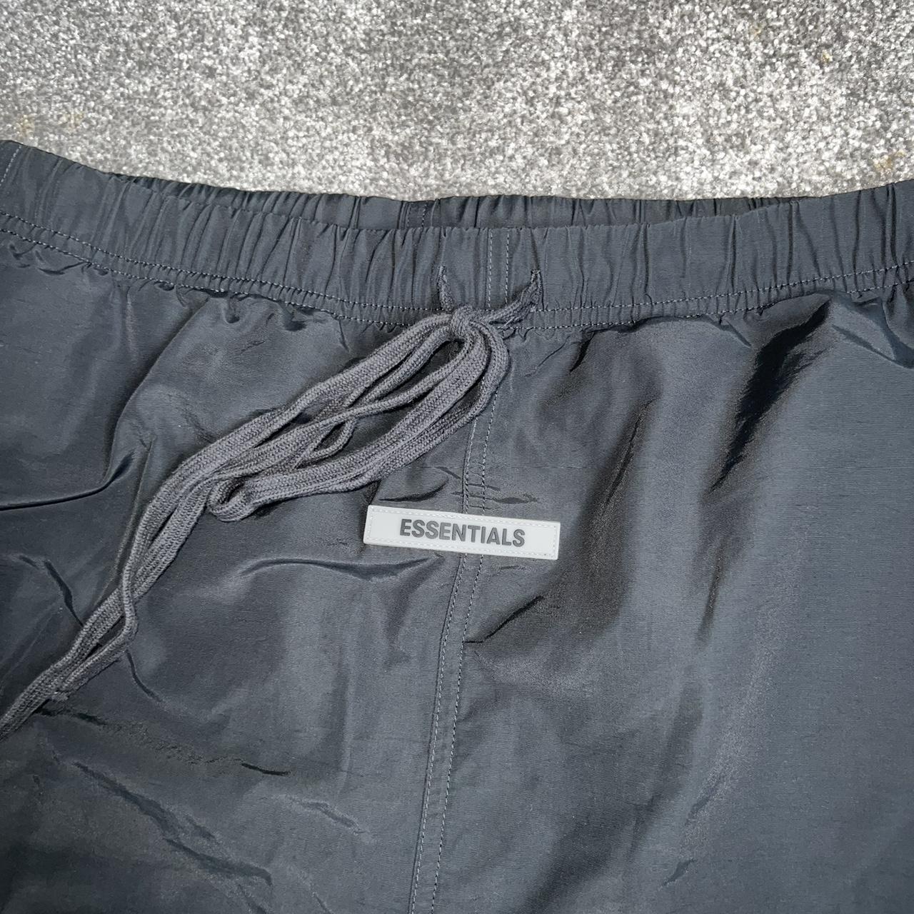 Fog essentials reflective track pants Worn once... - Depop